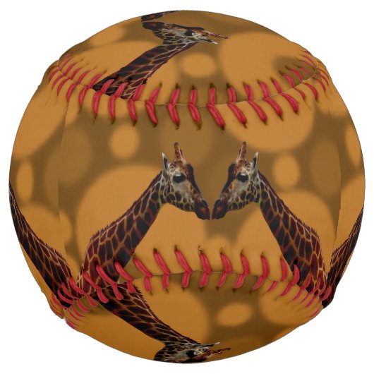 Balle De Softball Giraffes super A Go Go, Softball (Devant)