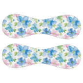 Balle De Softball Girly Blue Pink Floral (Panneaux)