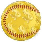 Balle De Softball $ Gold $ (Devant gauche)