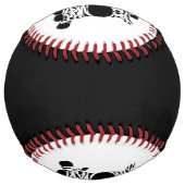 Balle De Softball Goofy Zebra (Dos)