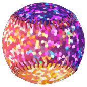 Balle De Softball Graphique de Parties scintillant de softball (Dos)