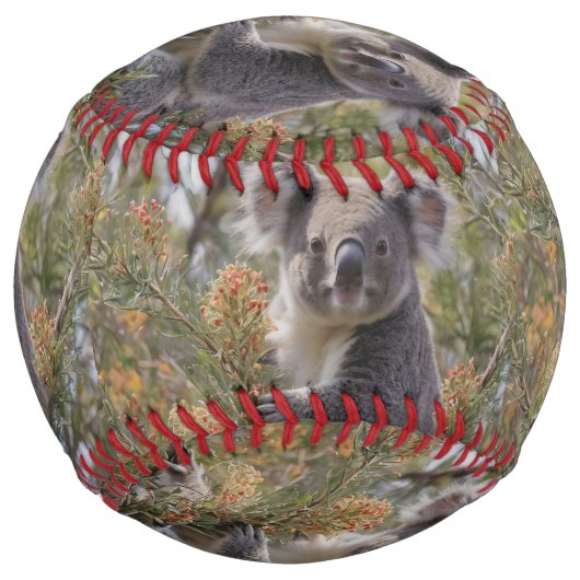 Balle De Softball Grevillea Koala Bear, (Dos)