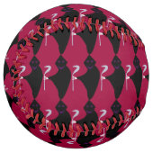 Balle De Softball Grim Reaper Halloween Softball (Devant gauche)