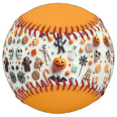 Balle De Softball Halloween Candies (Tricks or Treats) (Devant)