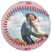 Balle De Softball Heureuse Sainte-Valentin Coeur rose 2 Photo Boyfri (Devant gauche)