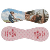 Balle De Softball Heureuse Sainte-Valentin Coeur rose 2 Photo Boyfri (Panneaux)