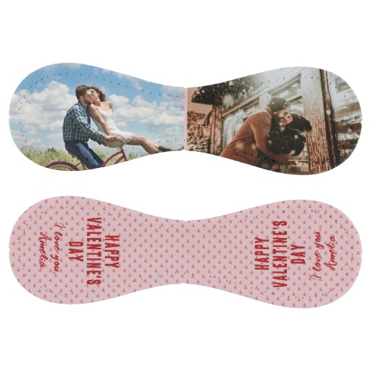 Balle De Softball Heureuse Sainte-Valentin Coeur rose 2 Photo Boyfri (Panneaux)