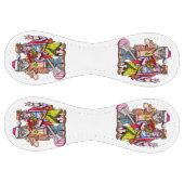 Balle De Softball Hippie Santa Couple (Panneaux)