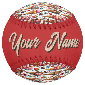 Balle De Softball Ice-Cream Parlor Party (personalize)