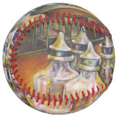 Balle De Softball Idéographie d'or de lumière (Devant gauche)