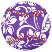 BALLE DE SOFTBALL ÎLE PLUMERIA (PURPLE) (Dos)