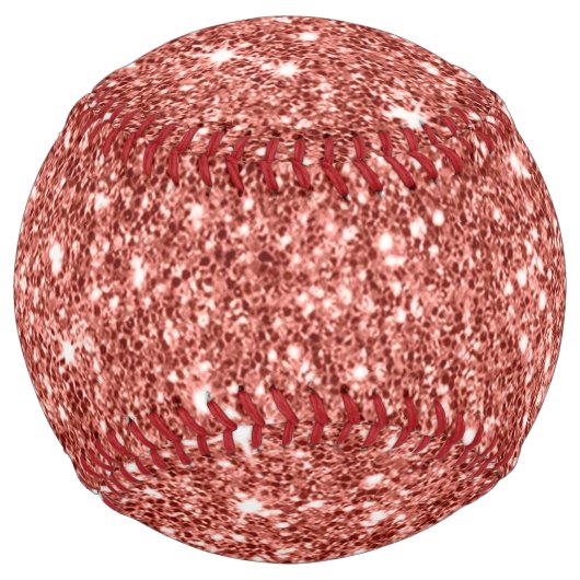 Balle De Softball Impression de parties scintillant étincelante (Devant)