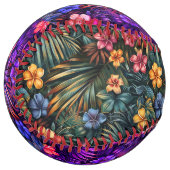 Balle De Softball Impression hawaïenne (Devant gauche)