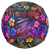 Balle De Softball Impression hawaïenne (Dos)