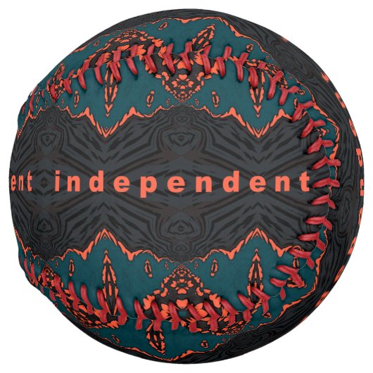 Balle De Softball Indépendant et fier ! (Devant droit)