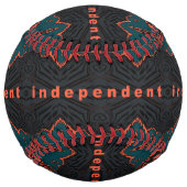 Balle De Softball Indépendant et fier ! (Devant)