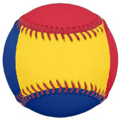 Balle De Softball Indicateur Roumanie (Dos)
