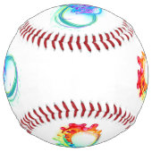 Balle De Softball Infinity avec Rainbow Jellyfish (Devant)