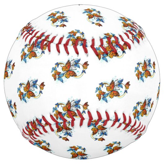 Balle De Softball Infinity of Monarch Butterflies (Devant)