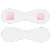 Balle De Softball Initiales de couple | Gradation rose subtile (Panneaux)