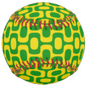 Balle De Softball Ipanema Sidewalk Pattern, Beach Pattern, Brazil (Dos)