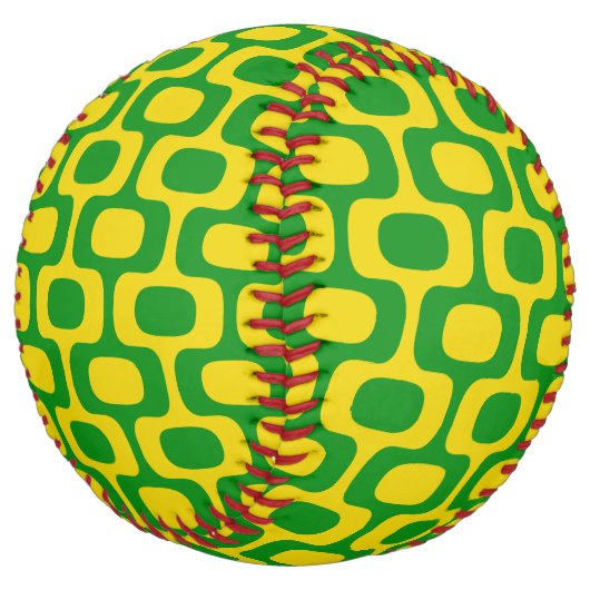 Balle De Softball Ipanema Sidewalk Pattern, Beach Pattern, Brazil (Incliné)