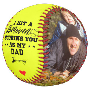 Balle De Softball J'Ai Frappé Homerun Et Je T'Ai Classé Comme Mon Pè