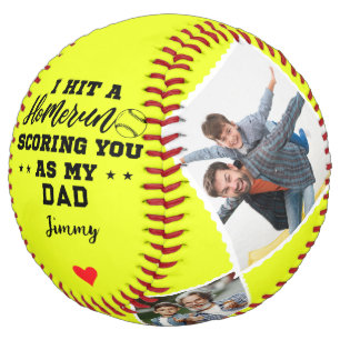 Balle De Softball J'Ai Frappé Homerun Et Je T'Ai Classé Comme Mon Pè