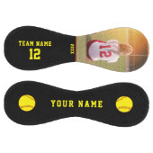 Balle De Softball Jaune Nom d'équipe Joueur Numéro Photo Softball (Panneaux)