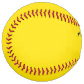 Balle De Softball Jaune vif (Devant gauche)