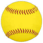 Balle De Softball Jaune vif (Dos)