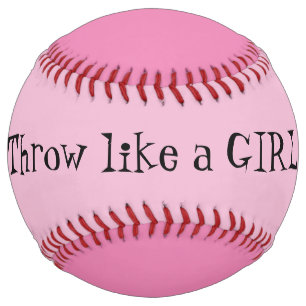 Balle De Softball Jetez comme une FILLE !Balle de softball