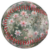 Balle De Softball Joli Fleur sauvage (Devant gauche)