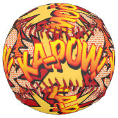 Balle De Softball KA-POW Fun Retro Comic Book Pop art (Devant)