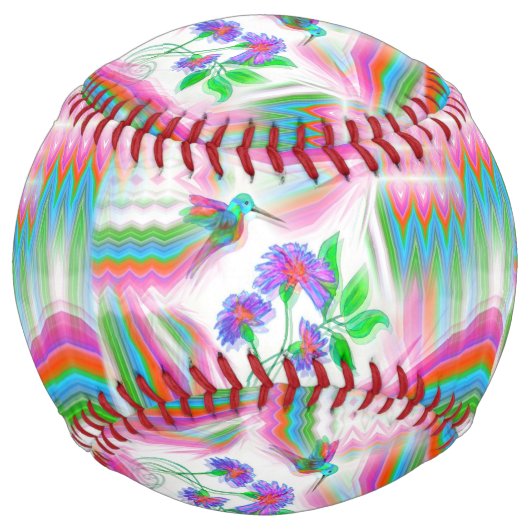 Balle De Softball Kaleidoscope (Devant)