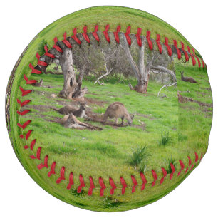 Balle De Softball Kangaroo Stwood Party, softball personnalisable