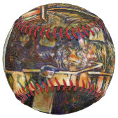 Balle De Softball La créativité éclatante toute lumière (Dos)