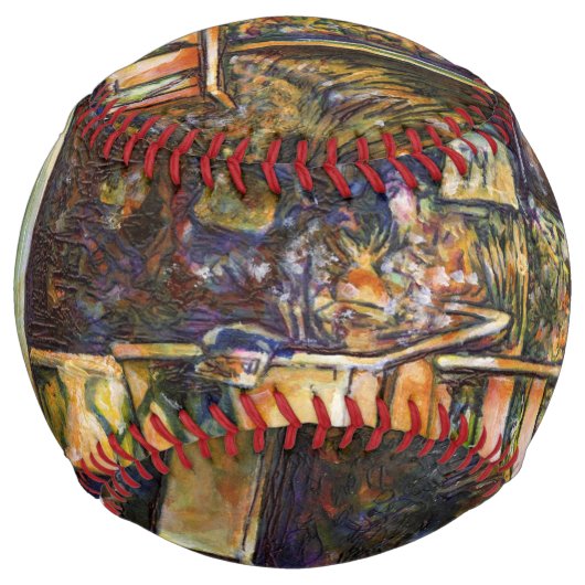 Balle De Softball La créativité éclatante toute lumière (Devant)