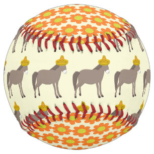 Balle De Softball La Journée mexicaine des ânes des morts
