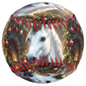 Balle De Softball « La Licorne de Noël » (Devant)
