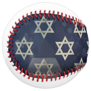 Balle De Softball l'ambiance forte de Hanukkah de SlipperyJoe's étoi