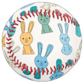 Balle De Softball Lapin de Pâques (Devant gauche)