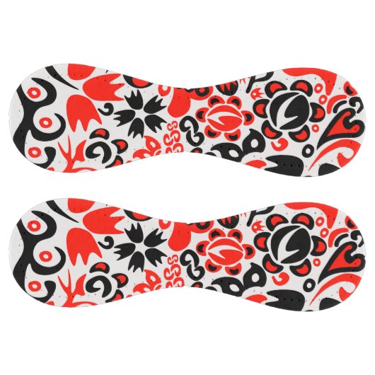 Balle De Softball L'art populaire ukrainien motif floral abstact (Panneaux)