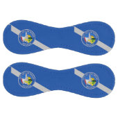 Balle De Softball Le base-ball patriotique avec le drapeau de Las (Panneaux)