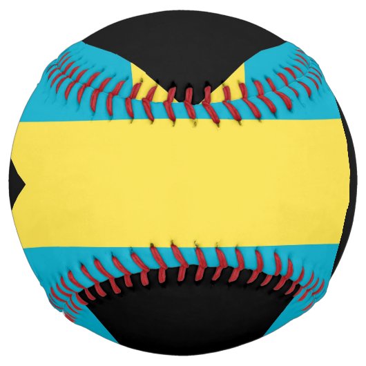 Balle De Softball Le base-ball patriotique avec le drapeau des (Devant)