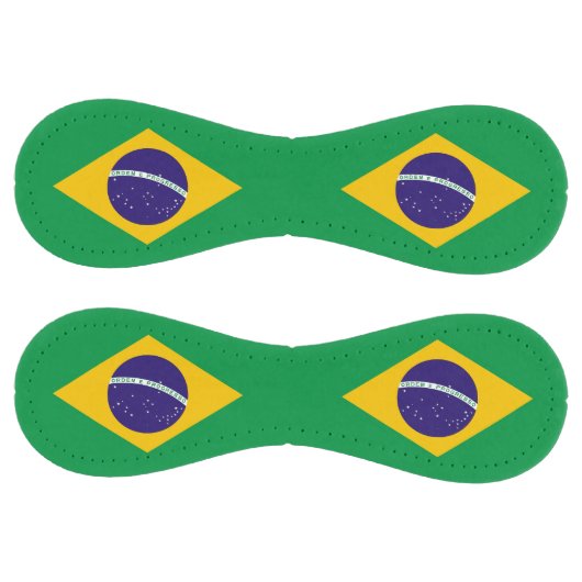 Balle De Softball Le base-ball patriotique avec le drapeau du Brésil (Panneaux)