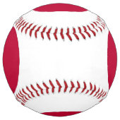 Balle De Softball Le base-ball patriotique avec le drapeau du Japon (Dos)