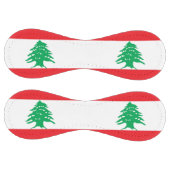 Balle De Softball Le base-ball patriotique avec le drapeau du Liban (Panneaux)