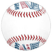 Balle De Softball Le Baseball Est Ma Saison Préférée (Dos)