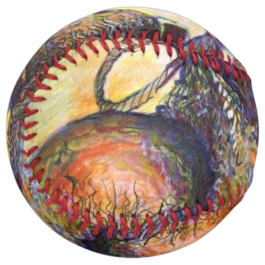 Balle De Softball Le destin hurlant de la vie (Devant gauche)